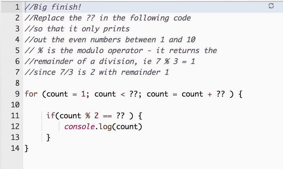 these exercises, copy your code from the web page and paste it