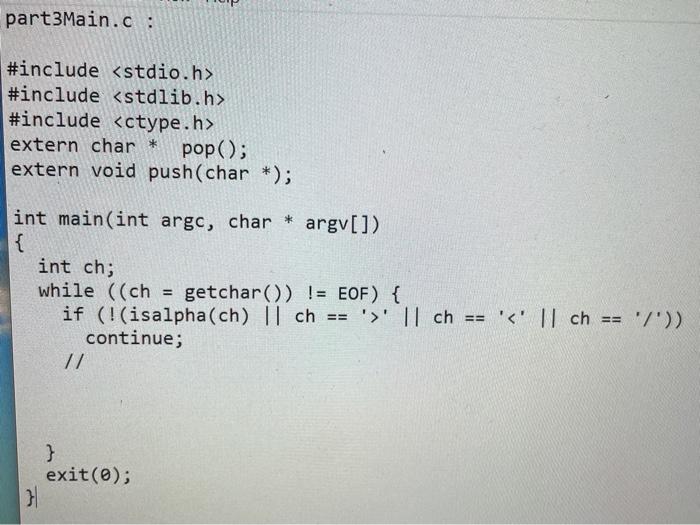 converted to a number? part3Main.c: stringStack.c stringHashTable.c: Part 3: Validation/counting of arbitrary