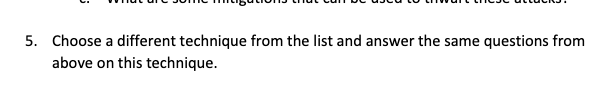 and scripting. Answer the questions that are attached on the technique that