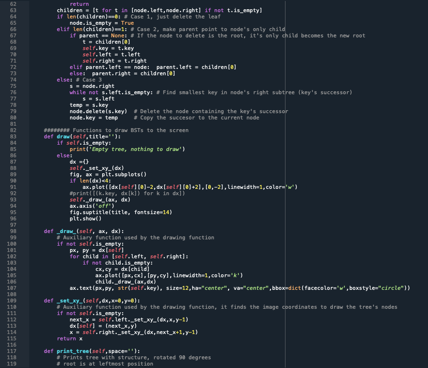 from google.colab import files bst.py oaded_files = files.upload () import bst Choose