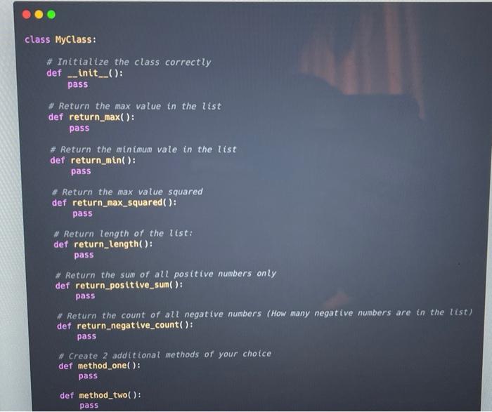 Week 8 Packages Assignment: 1. Create a Python Class that can perform