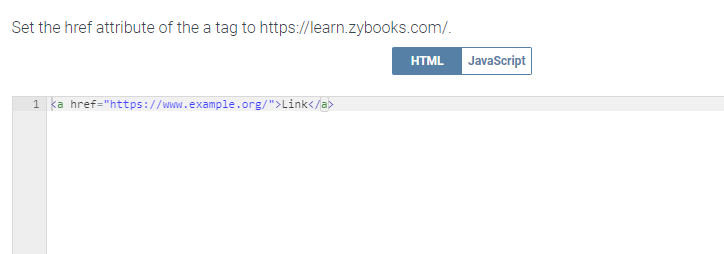  Above in the picture is the given HTML code and instructions.