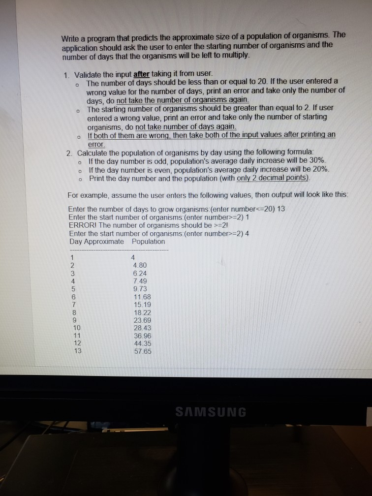 Show in Python Programming with steps involved Write a program that