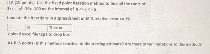  write the MATLAB code and show all iterations solve using excel