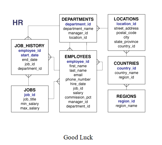 given below: 4. Create a report that displays the employee id, last