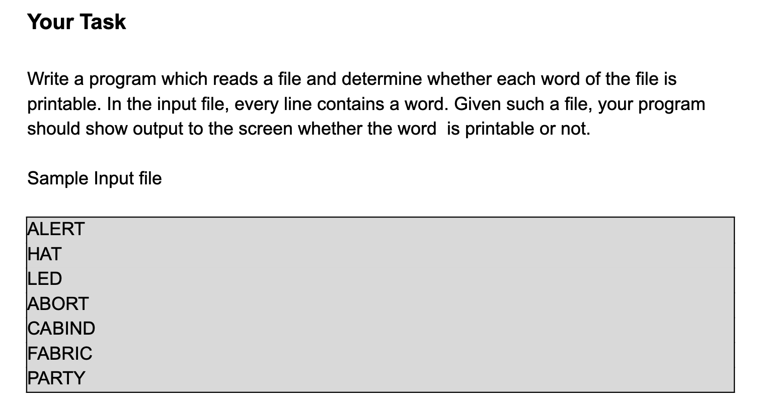 able to print uppercase letters. The printer has 3 buttons: "On/Off" button: