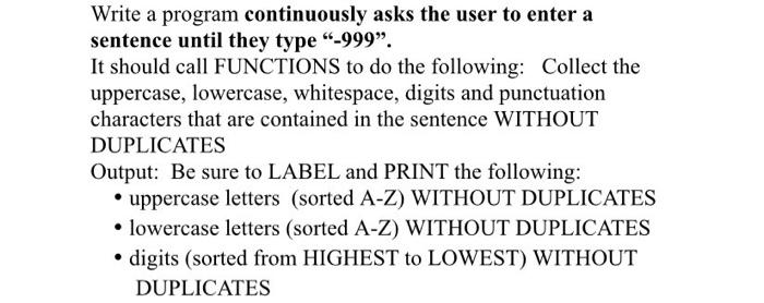 Compute the program using Python not Java. Write a program continuously asks
