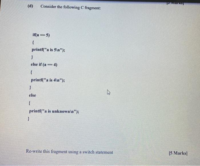 program so that it compiles successfully. What will be the output when