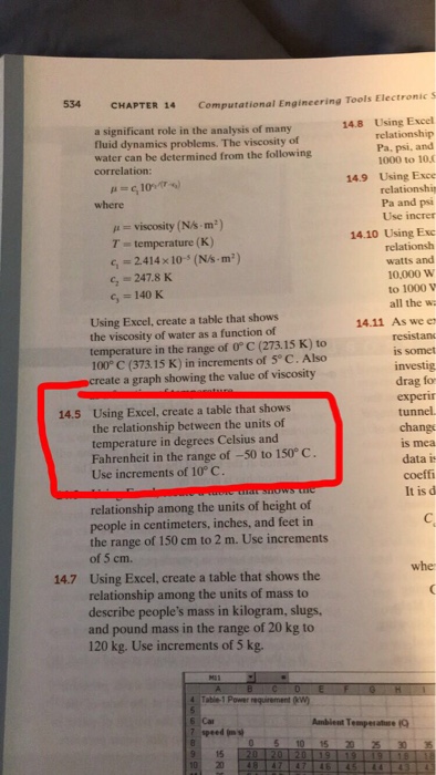  534 CHAPTER 14 Computational Engineering Tools Electronic S Using Excel relationship