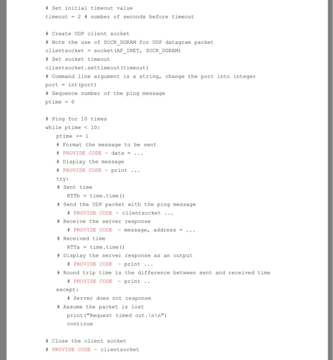 datagram packets using UDP sockets and also, how to set a proper