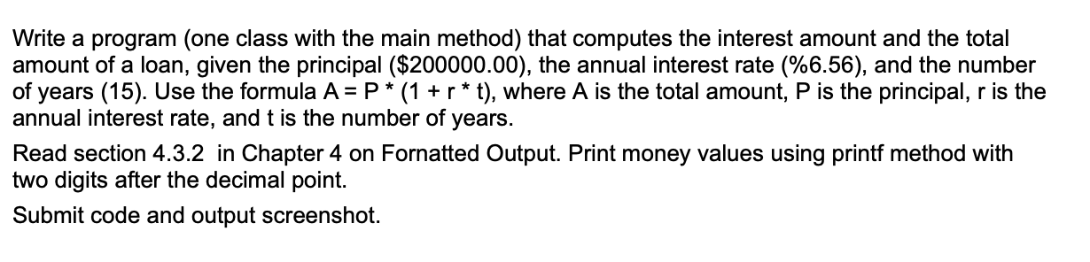  Java Programming Make sure both question answer will be separate output