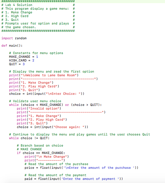Help with Python Programming. The program that I have made so far
