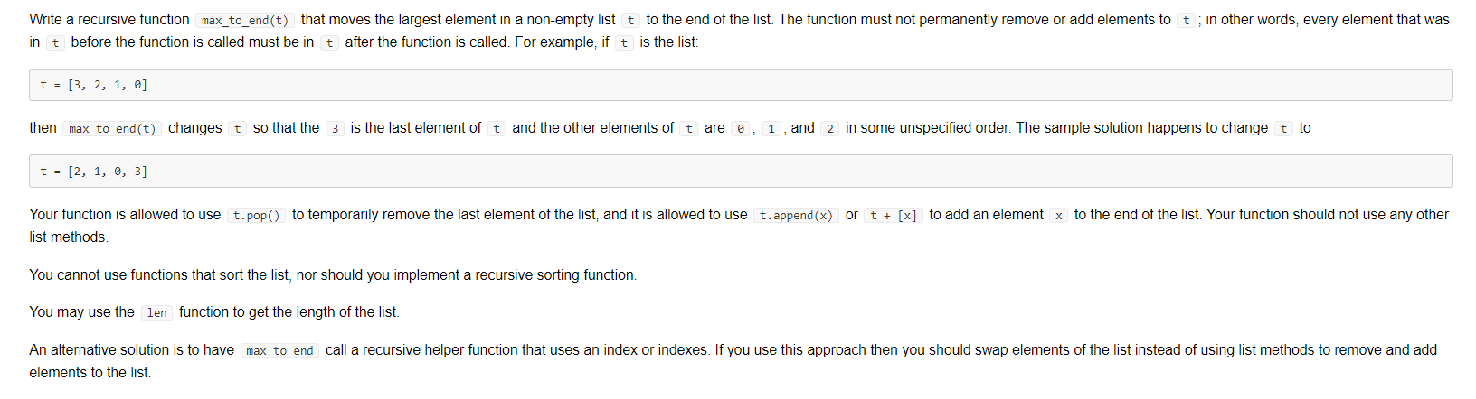  Please write in Python 3, Thanks! t; in other words, every