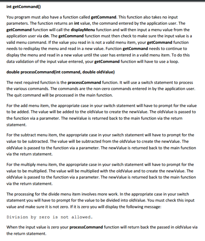 switch statement and loops that we covered in chapters 4 and 5.
