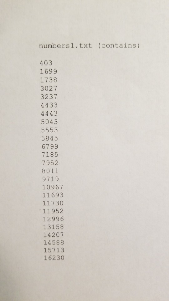 text files. Write a C program mergeSort.c that accepts three strings as