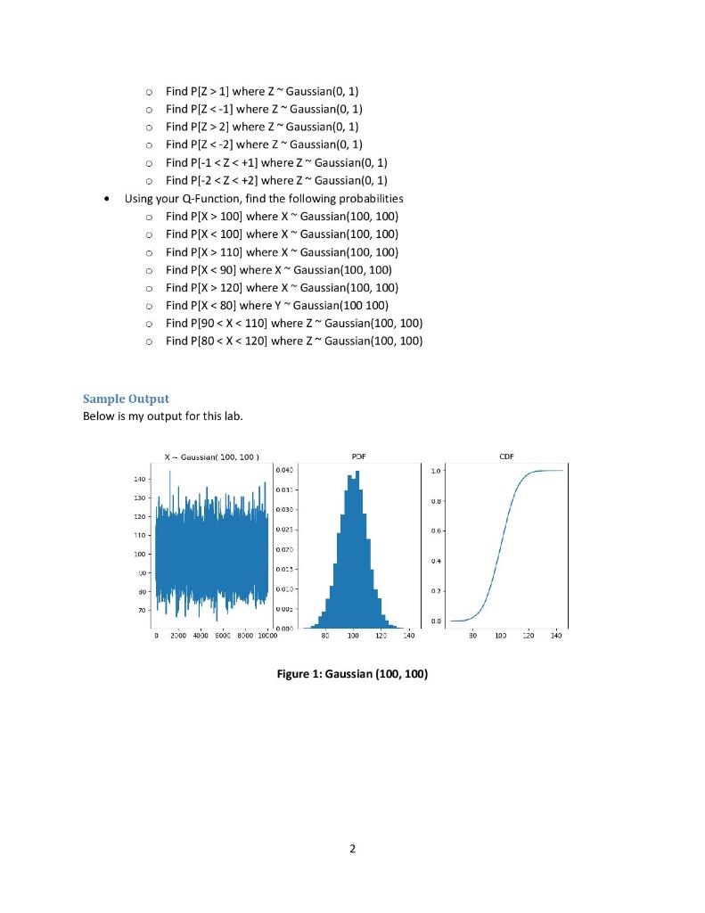 lab after "compiling it"? . Generate the raw data, pdf and CDF