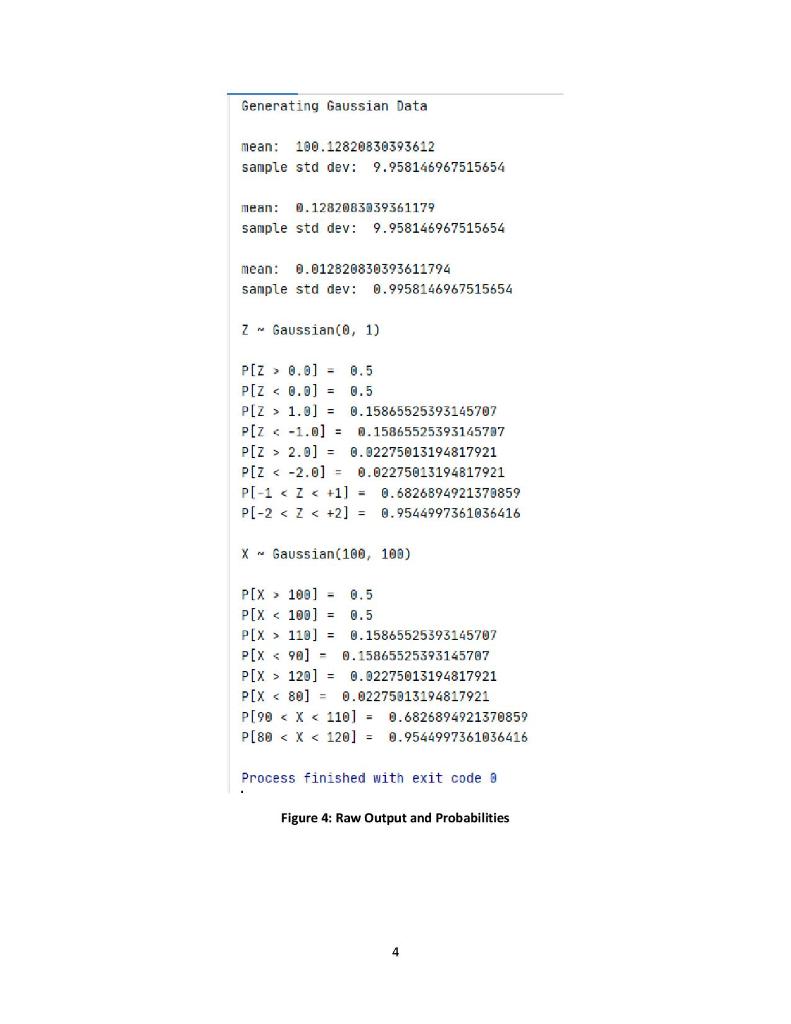 for X Gaussian (0, 100) Generate the raw data, pdf and CDF