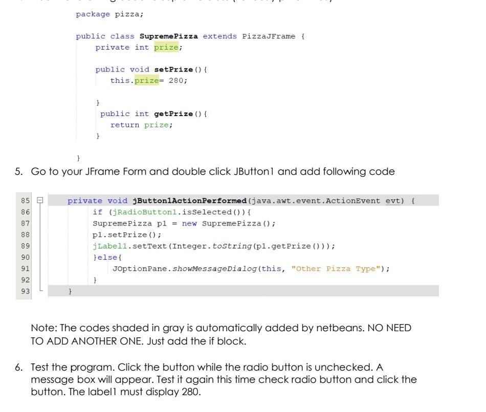 Using JAVA NETBEANS PLEASE HELP ME TO DO THIS PROGRAM TYSM! PRACTICE