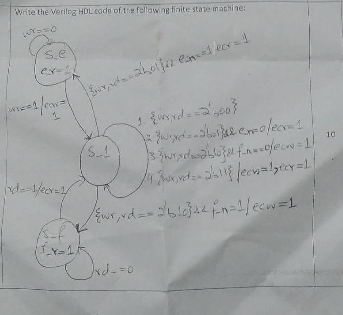 please give the Verilog code for the below. Write the Verilog HDL