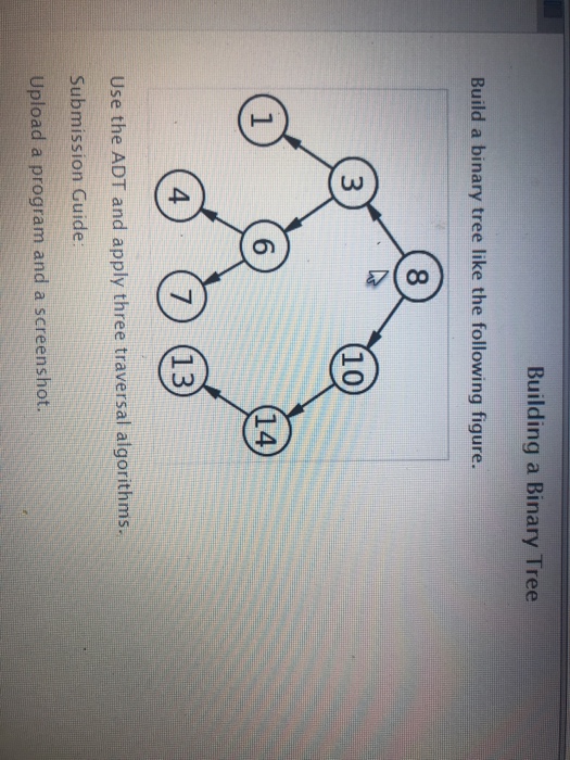  Data structure csc 225 Building a Binary Tree Build a binary