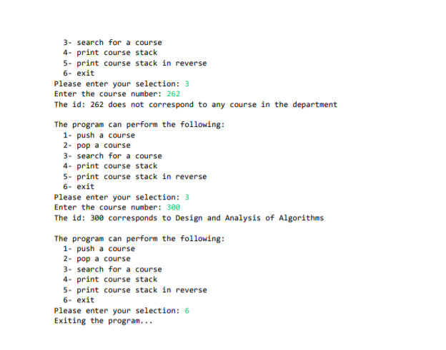 get methods for each instance variable. 2. class Department that includes two