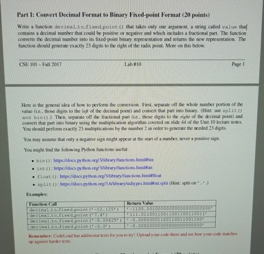  Python programming Part I: Convert Decimal Format to Binary Fixed-point Format