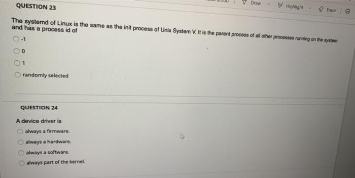  pls answer correctly ...I will thumb up Draw QUESTION 23 Highlight