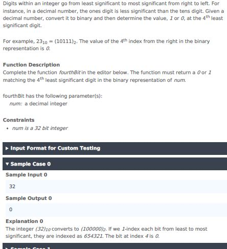 ===========================Javascript ============== Digits within an integer go from least significant to most