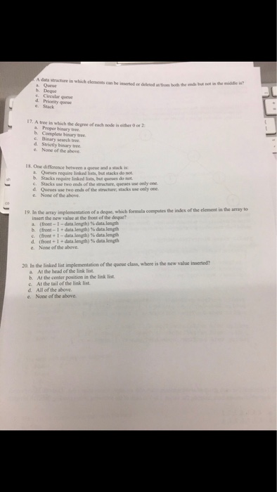 netrieval of an ih in a stack n wbich operation e Empty