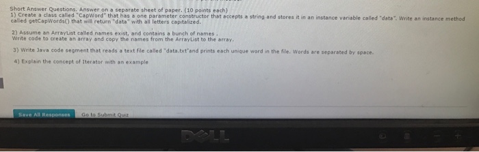  Create a class called "CapWord" that has a one parameter constructor