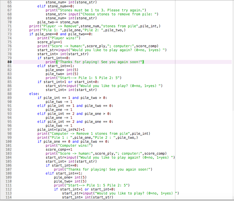put the # symbol. After the game is finished the 0 should