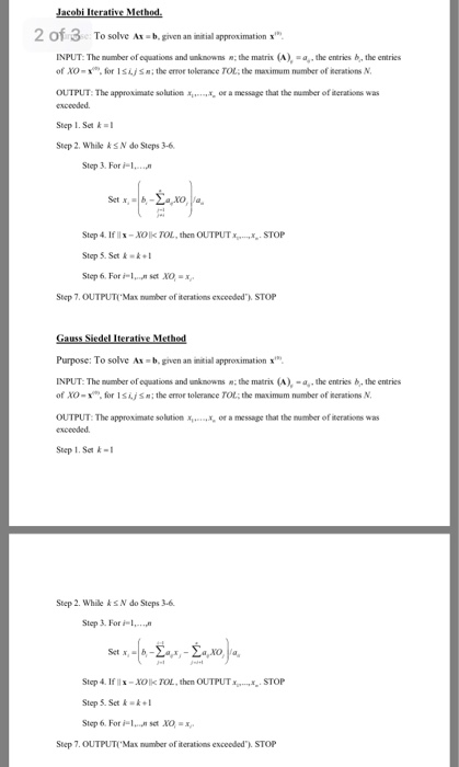 the MATLAB language. Please follow the steps in the assignment. Big Thanks.