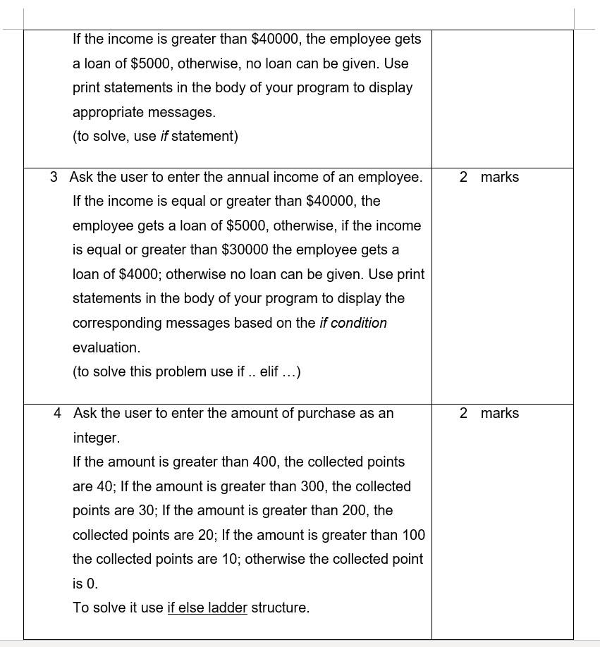 Python language. The screenshots of assignment and the sample run is shown.