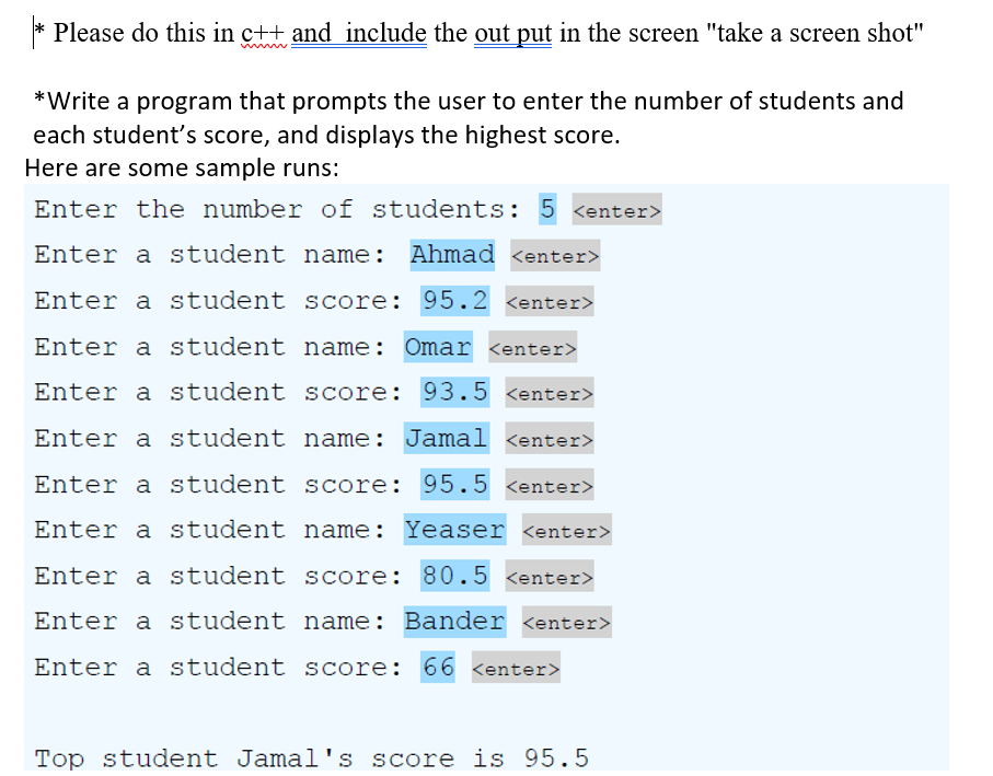  }* Please do this in chat and include the out put