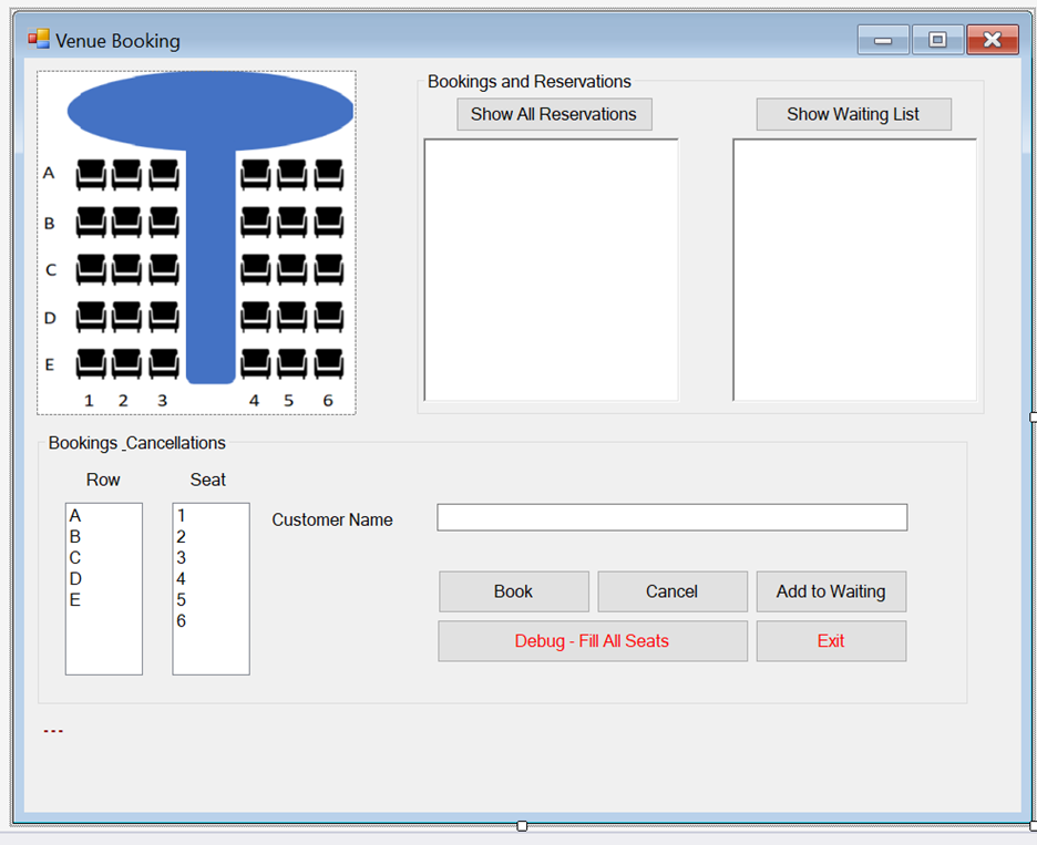 Programming Concepts II Assignment 1 Venue Booking You are working for