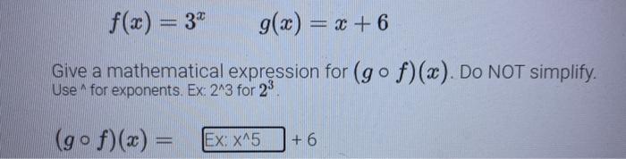  Urgent please help answer fast. f(x) = 30 g(x) = x
