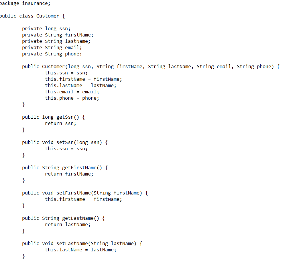 "Toyota", "Camry", 2020, 23900, CarPolicy.CarInsuranceType.GAP); p.display(); // Create a claim and file