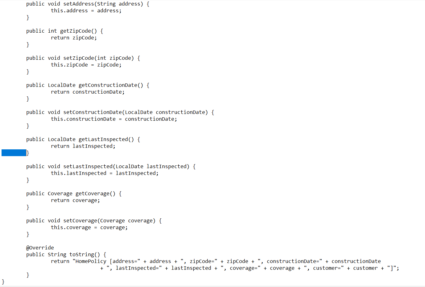 p.fileclaim("F-1001", "the", "Oracle", claim.claimType. FACTUAL, LocalDate.now(), 750, "Blue pill swalowing."); // Display
