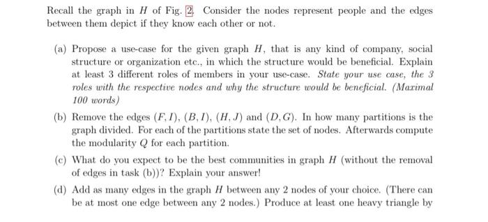  solve this please find the modularity in question (b) find the