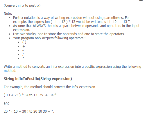 Please help for the code in JAVA. PLease follow the instructions and