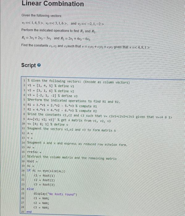 using MATLAB, and show on what I would type. Pls also check