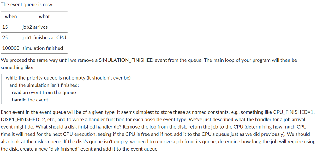 follows . The system runs from INIT TIME (usually O) to FIN_TIME.