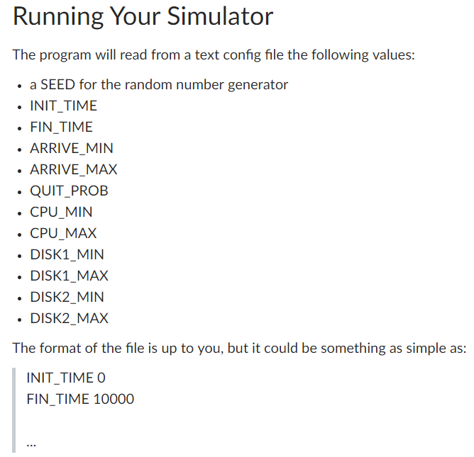 . Jobs enter the system with an interarrival time that is uniformly