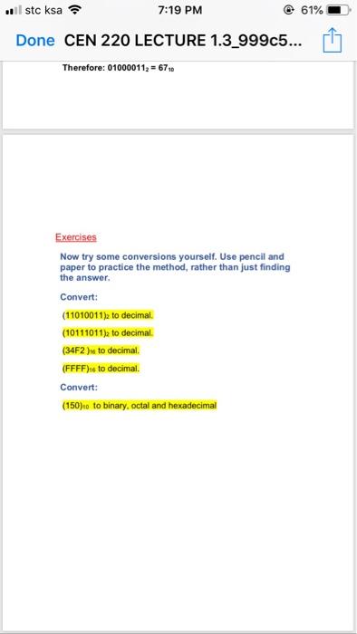 THE ACTUAL CONVERSION. 1102 678 AFC16 FC16 al stc ksa 7:19 PM
