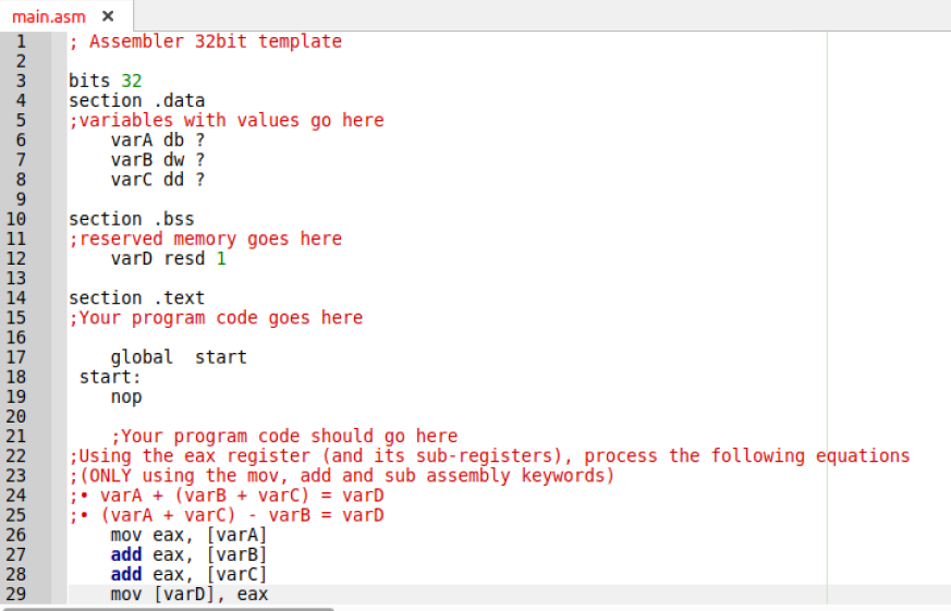 Hi, I need help with my assembly project in linux. I am