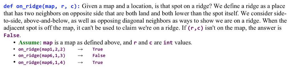 may have to be called into this function. THESE FUNCTION ARE ONES