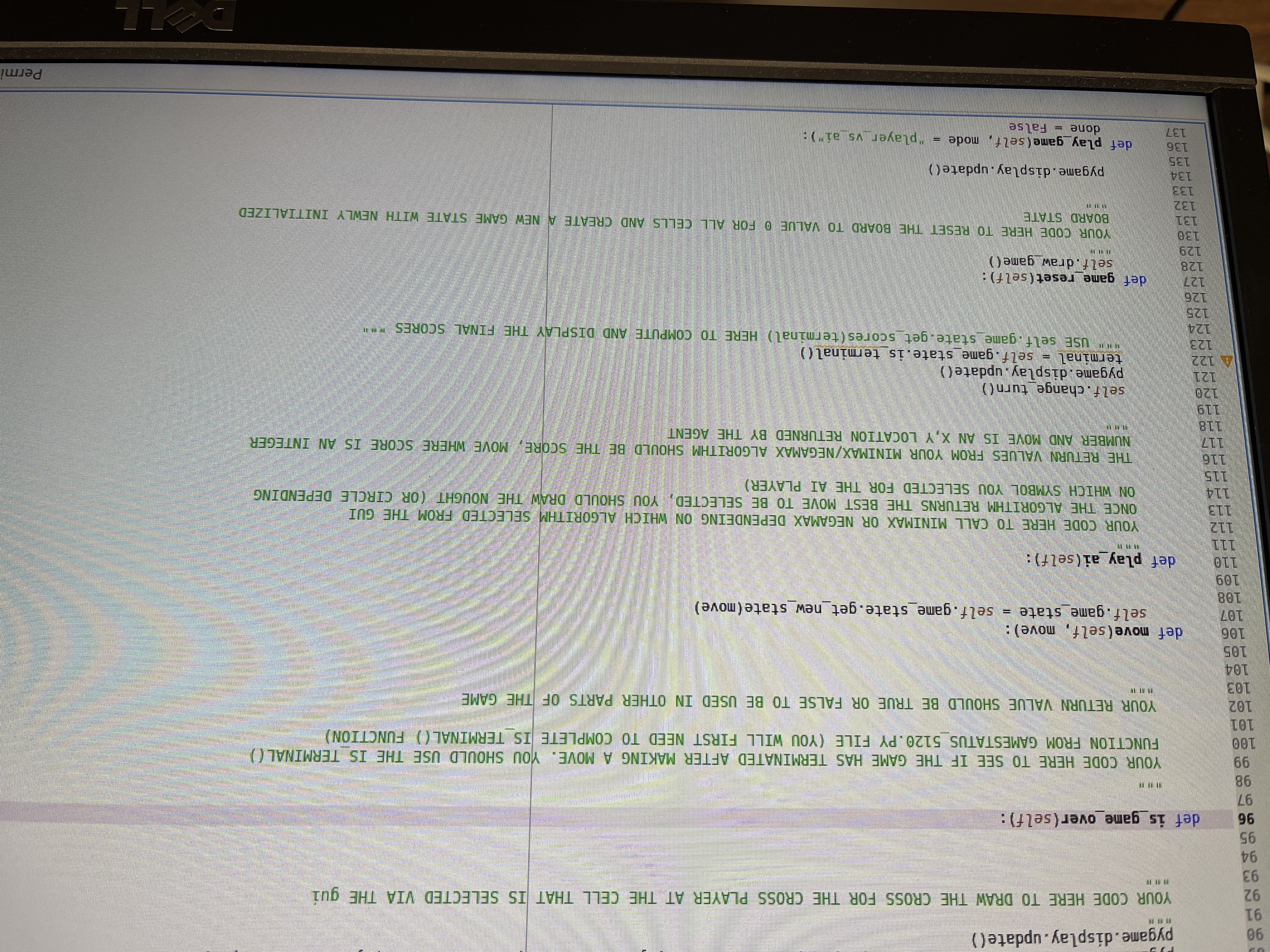  you will develop a zero sum (adversarial) tic-tac-toe game (noughts and