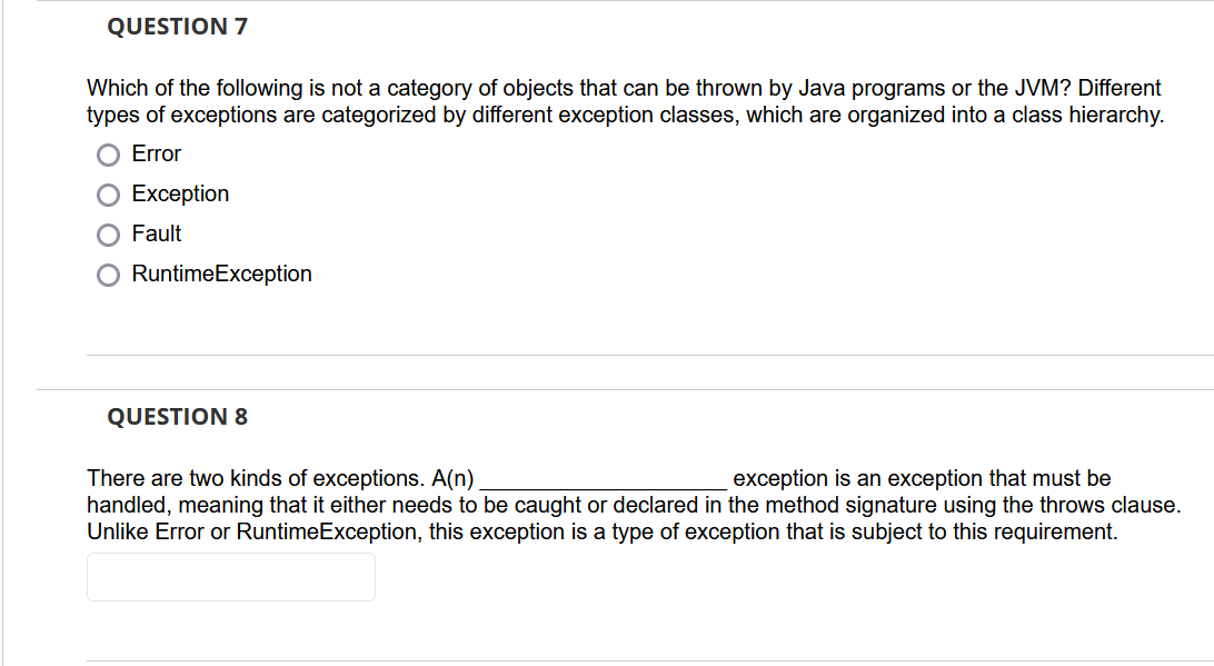 declaration in Java is based on files, meaning that all classes in