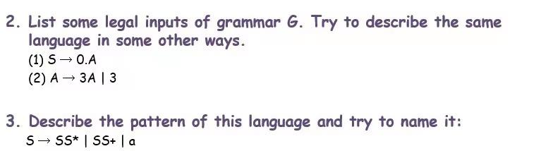 2. there is a dot between 0 and A. 3. derive