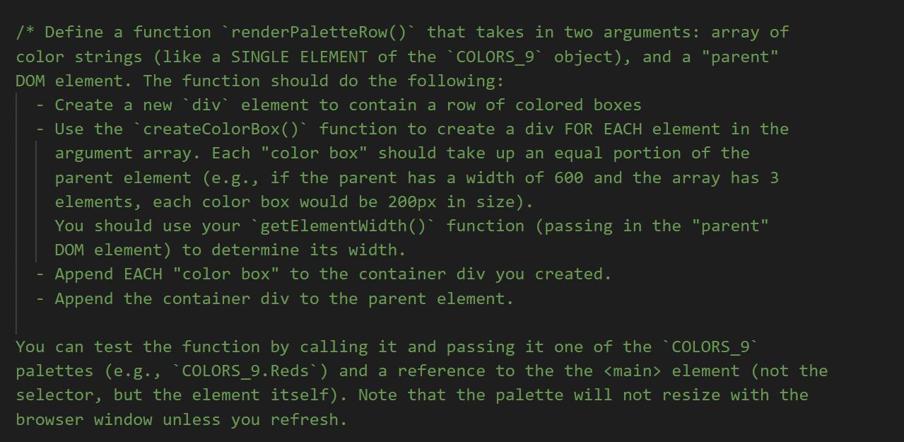 string (e.g., "blue") and a numeric size (in pixels, e.g., 100). The